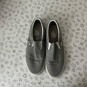 Grey Slip On Vans